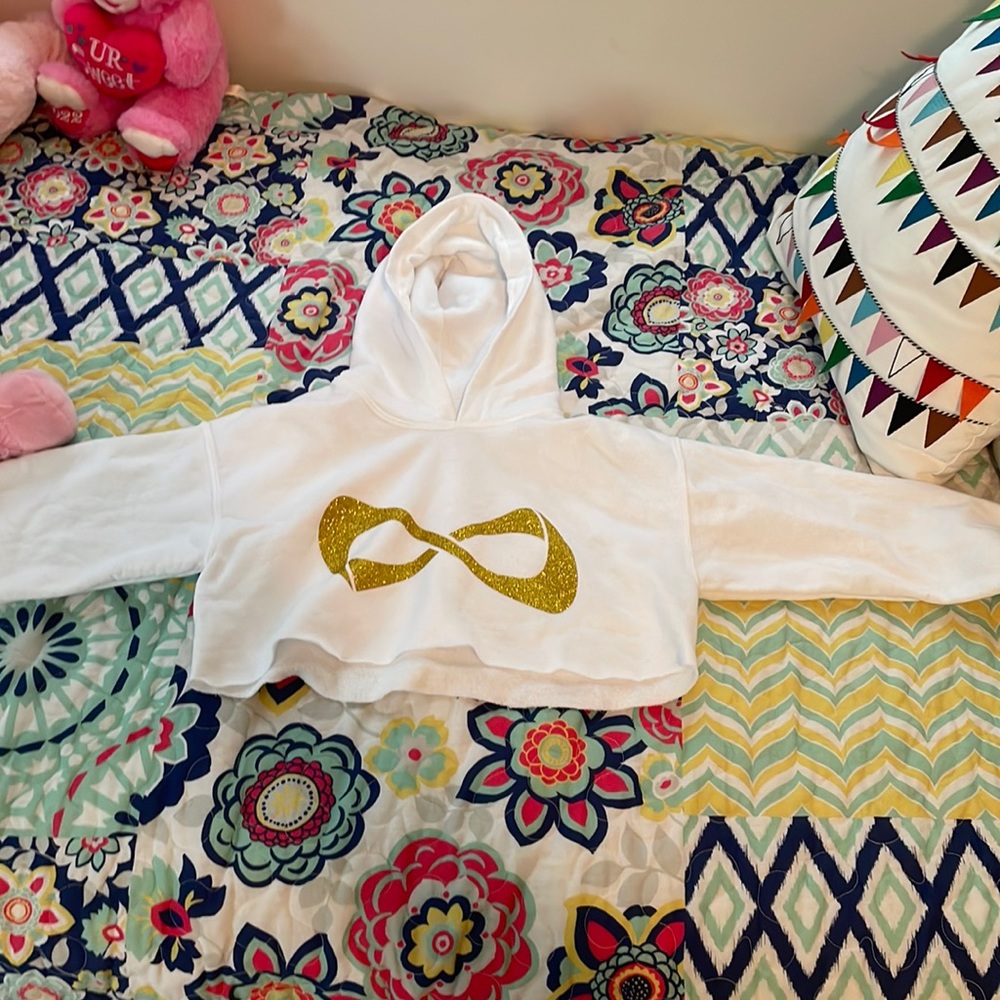 White infinity Hoodie